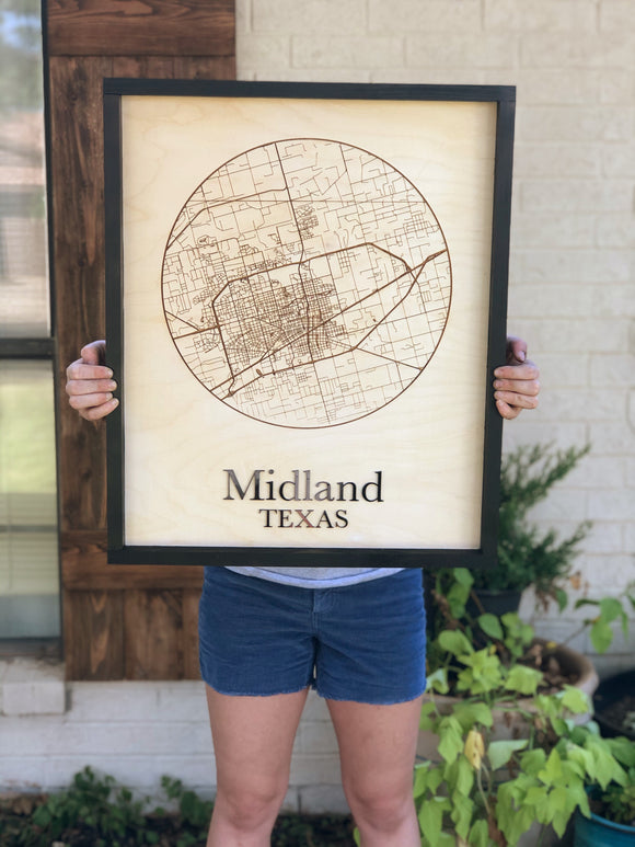 Modern Midland Map
